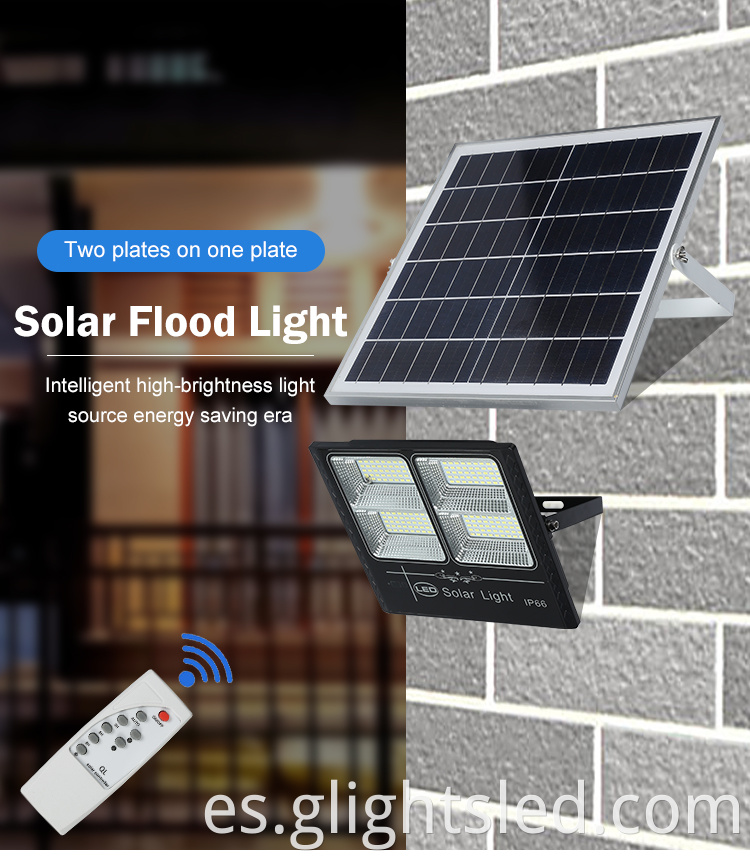 El ABS al aire libre SMD 50200 de la prenda impermeable ip66 del poder más elevado llevó la luz de inundación solar del módulo de 300 vatios